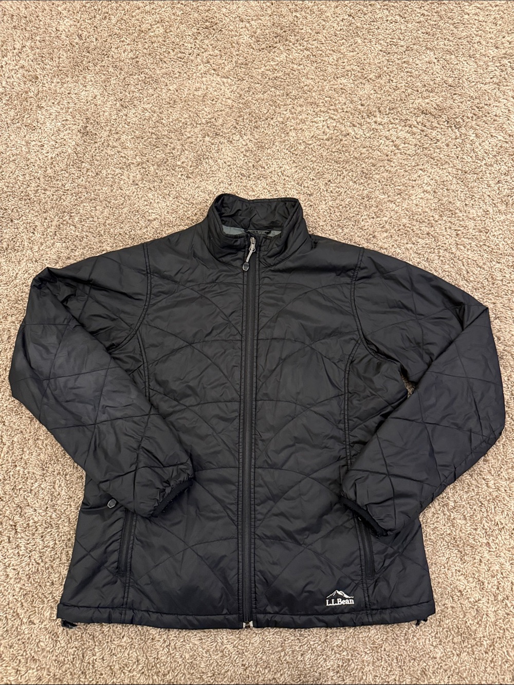 L.L. Bean Women’s Large Black Quilted Puffer Jacket